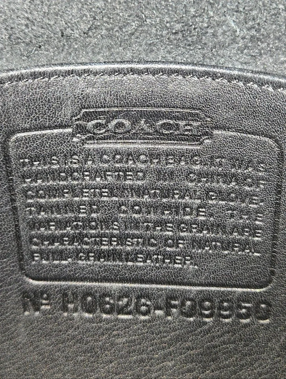 Coach 9950 Janice Black Bag Purse Hobo Nickel Silver Hardware Vintage Leather